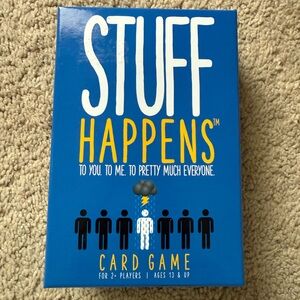 Stuff Happens Card Game - Vibrant Blue